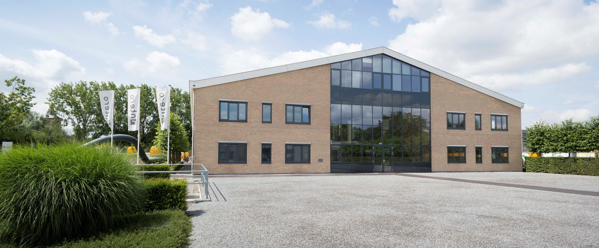 Front of Intero headquarters in Tricht, The Netherlands